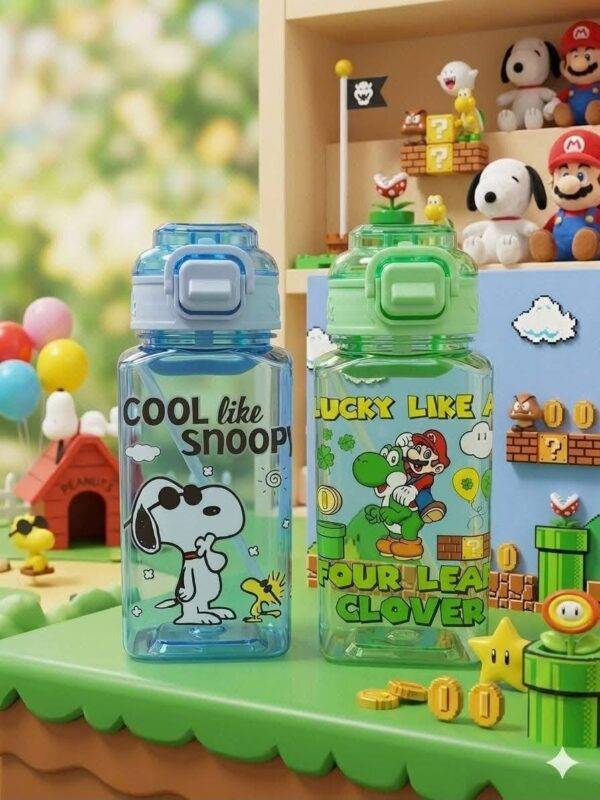 LU88544 - VASO RECTANGULAR x "PERSONAJES" (1 PZA)