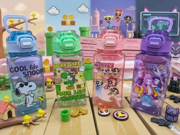 LU88544 - VASO RECTANGULAR x "PERSONAJES" (1 PZA)