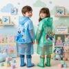 310282 - IMPERMEABLE KAWAII "KIDS" CON BOLSA (1 PZA)