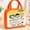 BDD010 - LONCHERA TERMICA x "SNOOPY" POR TERCIA (3 PIEZAS)