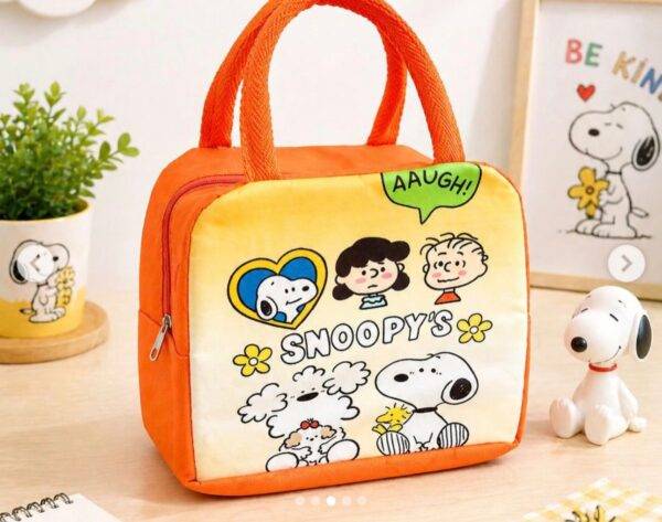 BDD010 - LONCHERA TERMICA x "SNOOPY" POR TERCIA (3 PIEZAS)