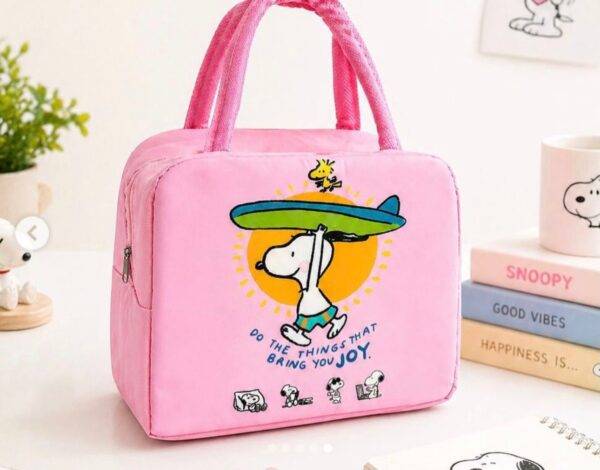 BDD010 - LONCHERA TERMICA x "SNOOPY" POR TERCIA (3 PIEZAS)