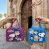 BDD010 - LONCHERA TERMICA x "SNOOPY" POR TERCIA (3 PIEZAS)