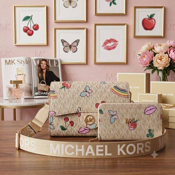 K2713 - DUO DE CROSSBODY CON CARTERA x "MICHAEL KORS" (1 DUO)