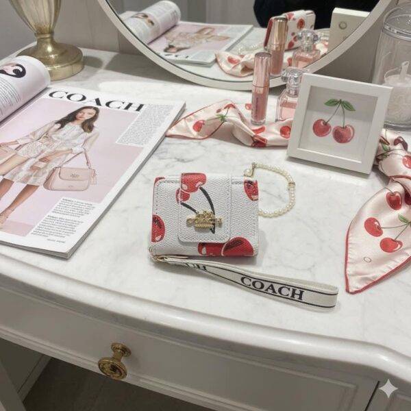 WXL-1087 - MINI MONEDERO x "COACH" POR TERCIA (3 PIEZAS)