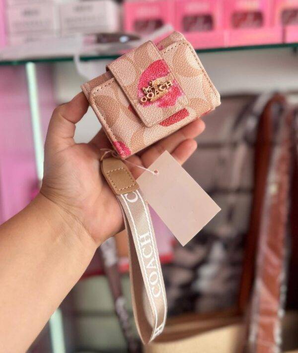 WXL-1087 - MINI MONEDERO x "COACH" POR TERCIA (3 PIEZAS)