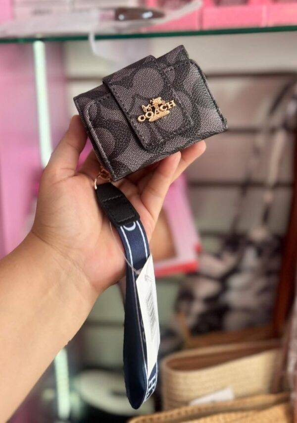 WXL-1087 - MINI MONEDERO x "COACH" POR TERCIA (3 PIEZAS)