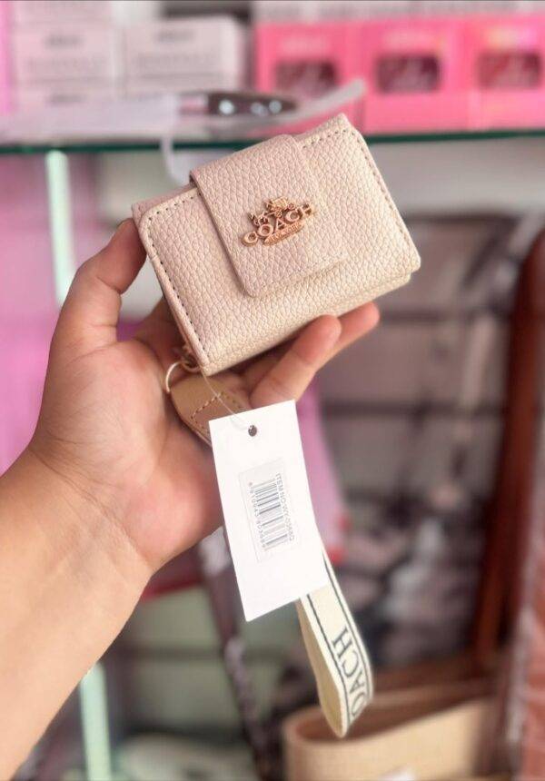 WXL-1087 - MINI MONEDERO x "COACH" POR TERCIA (3 PIEZAS)