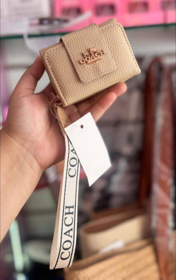 WXL-1087 - MINI MONEDERO x "COACH" POR TERCIA (3 PIEZAS)