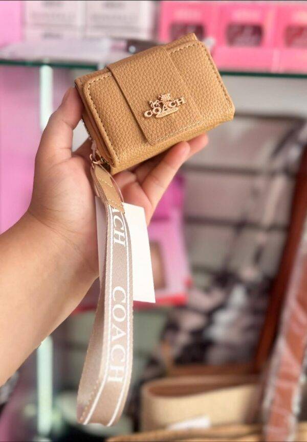 WXL-1087 - MINI MONEDERO x "COACH" POR TERCIA (3 PIEZAS)