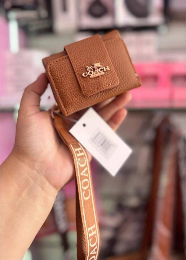 WXL-1087 - MINI MONEDERO x "COACH" POR TERCIA (3 PIEZAS)
