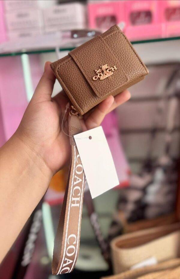 WXL-1087 - MINI MONEDERO x "COACH" POR TERCIA (3 PIEZAS)