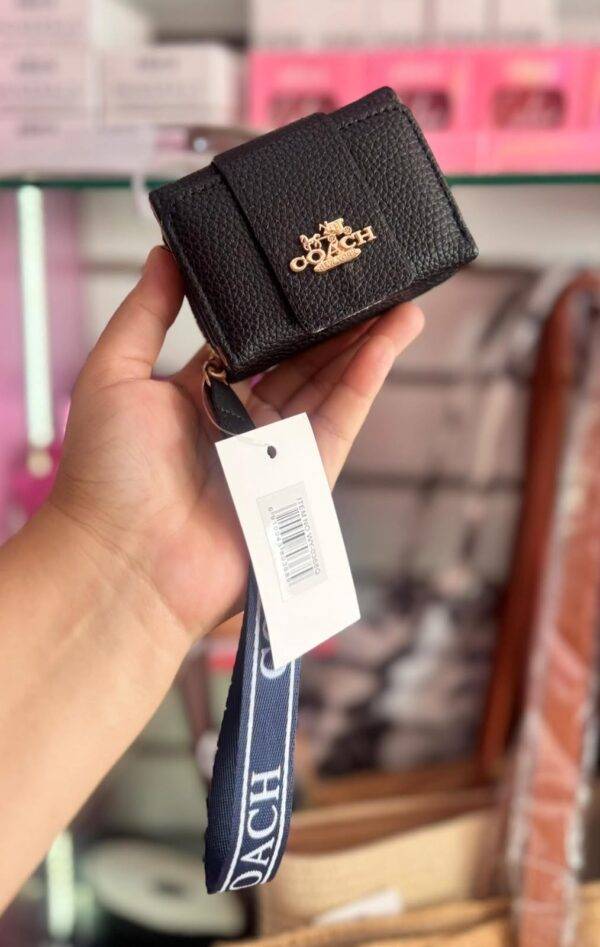 WXL-1087 - MINI MONEDERO x "COACH" POR TERCIA (3 PIEZAS)