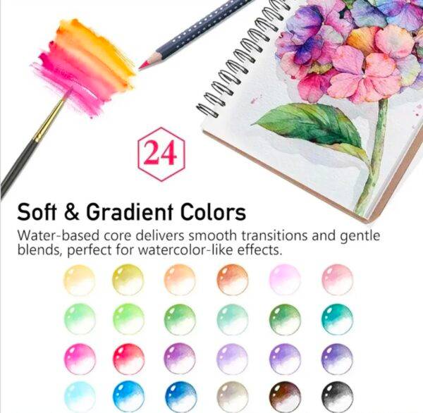 WhatsApp Image 2026-06-20 at 12.07.15 PM (2) E188 - KIT DE 24 LAPICES DE COLORES ACUARELABLES x "GIORGIONE" CON ESTUCHE METALICO (1 KIT)