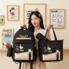 ZP830 - SET DE 4 PIEZAS DE MOCHILA x "SNOOPY" (1 SET)