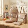 ZP830 - SET DE 4 PIEZAS DE MOCHILA x "SNOOPY" (1 SET)