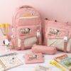 ZP830 - SET DE 4 PIEZAS DE MOCHILA x "SNOOPY" (1 SET)