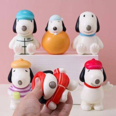 WJ2270 - SQUISHY x "SNOOPY" POR TERCIA (3 PIEZAS)