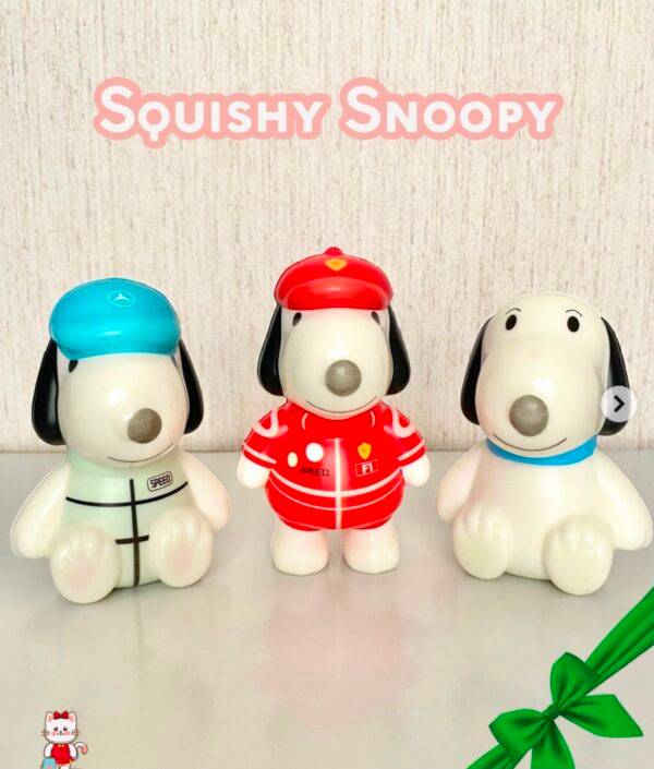 WJ2270 - SQUISHY x "SNOOPY" POR TERCIA (3 PIEZAS)