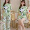 ZZ2176 - PIJAMA x "SNOOPY" JUEGO DE 3 PIEZAS (1 JUEGO)