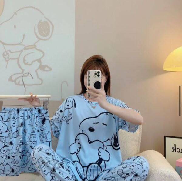 ZZ2176 - PIJAMA x "SNOOPY" JUEGO DE 3 PIEZAS (1 JUEGO)