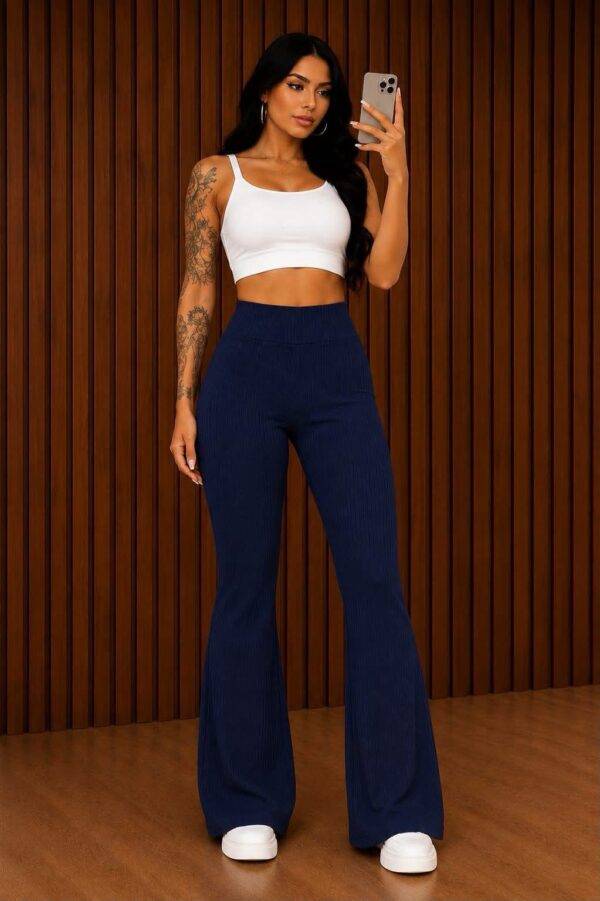 YJJ2231 - LEGGING CANALE ACAMPANADO PARA DAMA (1 PZA)