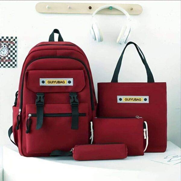 5513 - SET DE 4 PIEZAS DE MOCHILA x "BACKPACK" (1 SET)
