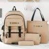 5513 - SET DE 4 PIEZAS DE MOCHILA x "BACKPACK" (1 SET)