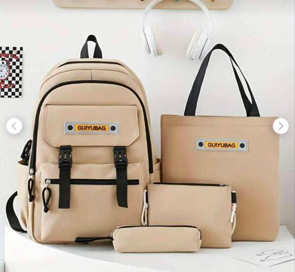 5513 - SET DE 4 PIEZAS DE MOCHILA x "BACKPACK" (1 SET)