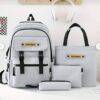 5513 - SET DE 4 PIEZAS DE MOCHILA x "BACKPACK" (1 SET)