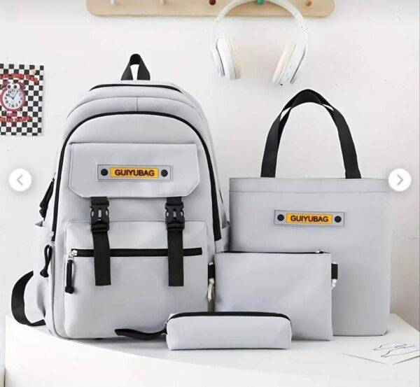 5513 - SET DE 4 PIEZAS DE MOCHILA x "BACKPACK" (1 SET)