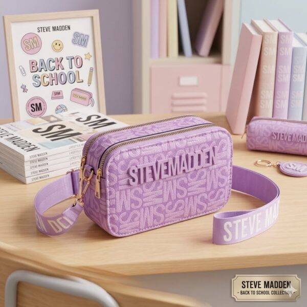 WXL-397 - BANDOLERA CON DOBLE CIERRE x "STEVE MADDEN" (1 PZA)