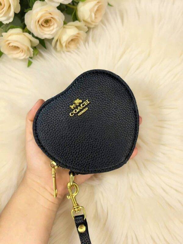 WXL-1063 - MONEDERO EN FORMA DE CORAZON x "COACH" CON CAJA (1 PZA)