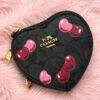 WXL-1063 - MONEDERO EN FORMA DE CORAZON x "COACH" CON CAJA (1 PZA)