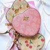 WXL-1063 - MONEDERO EN FORMA DE CORAZON x "COACH" CON CAJA (1 PZA)
