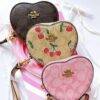 WXL-1063 - MONEDERO EN FORMA DE CORAZON x "COACH" CON CAJA (1 PZA)