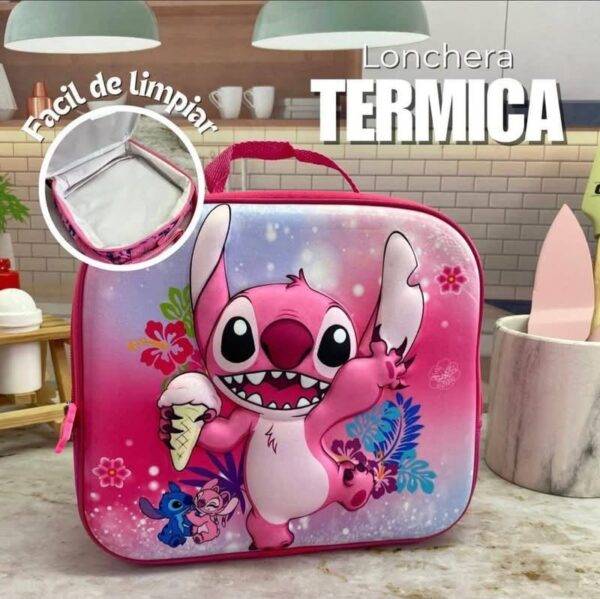 MT-6317 - LONCHERA TERMICA CON LUZ LED x "PERSONAJES" (1 PZA)