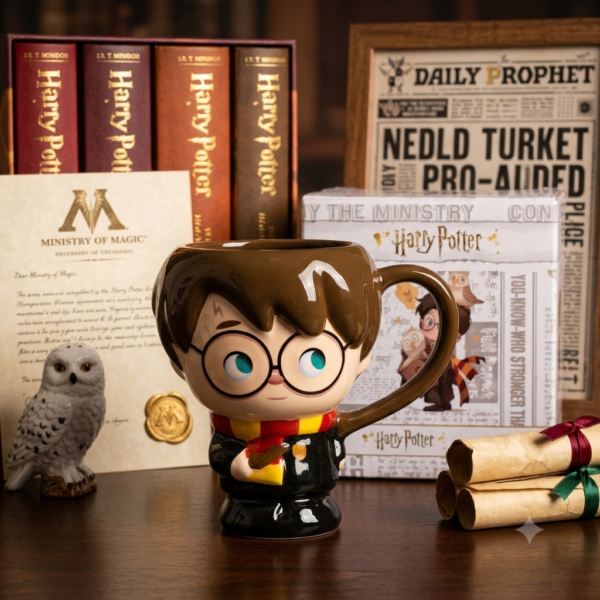 TCB18- TAZA DE CERAMICA x "HARRY POTTER". (1 PZA)
