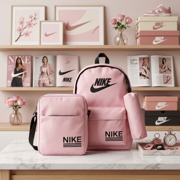 LU2002- TRIO DE MOCHILA x "NIKE". (1 TRIO)