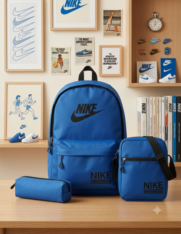 LU2002- TRIO DE MOCHILA x "NIKE". (1 TRIO)