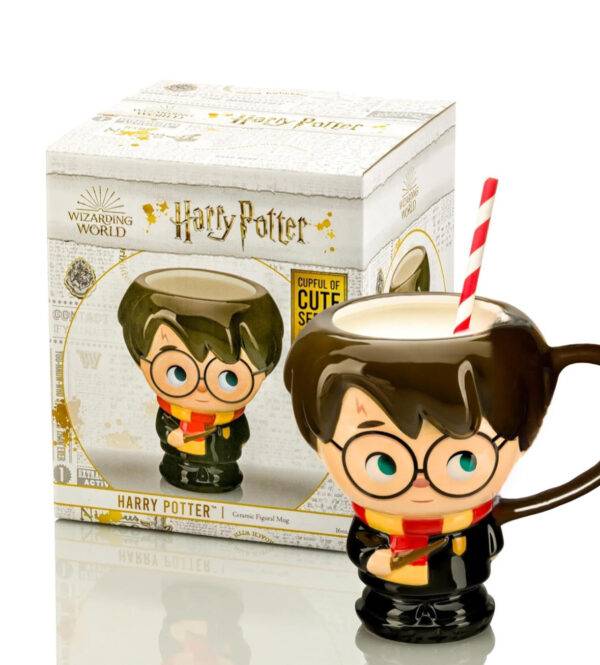 TCB18- TAZA DE CERAMICA x "HARRY POTTER". (1 PZA)