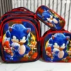 211- TRIO DE MOCHILA ESCOLAR PARA PRIMARIA CON LUZ LED. (1 TRIO)