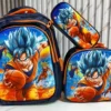 211- TRIO DE MOCHILA ESCOLAR PARA PRIMARIA CON LUZ LED. (1 TRIO)
