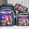 211- TRIO DE MOCHILA ESCOLAR PARA PRIMARIA CON LUZ LED. (1 TRIO)