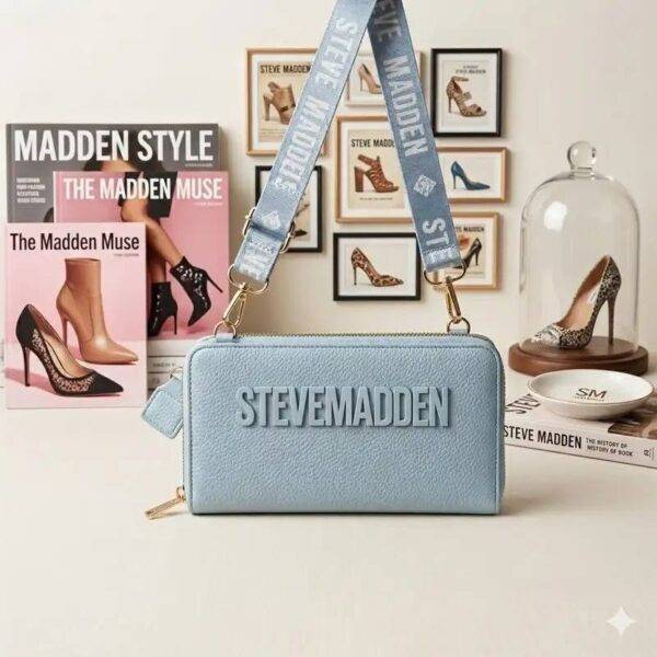 WXL-445-CARTERA/CROSSBODY x "STEVE MADDEN" CON DOBLE CIERRE.  (1 PZA)