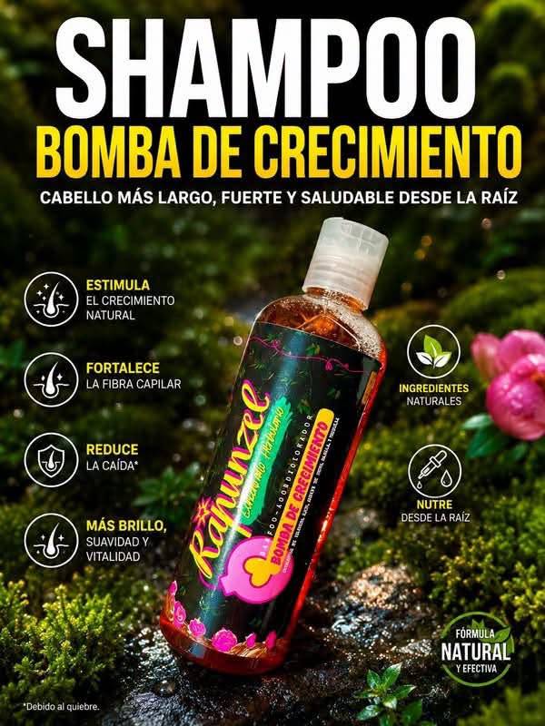 SBOM - SHAMPO/ACONDICIONADOR "BOMBA DE CRECIMIENTO" x "RAPUNZEL" (1 PZA)