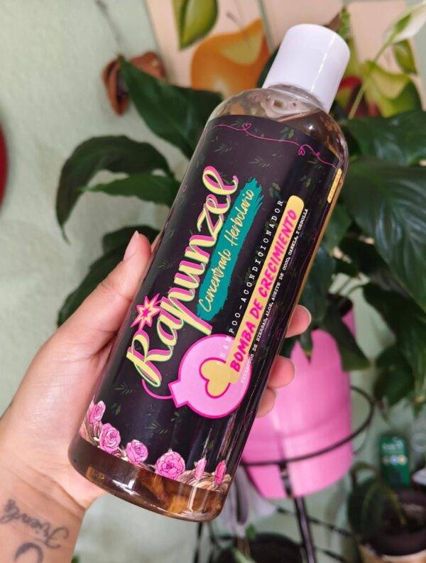 SBOM - SHAMPO/ACONDICIONADOR "BOMBA DE CRECIMIENTO" x "RAPUNZEL" (1 PZA)