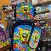 211- TRIO DE MOCHILA ESCOLAR PARA PRIMARIA CON LUZ LED. (1 TRIO)