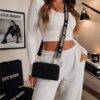 WXL-445-CARTERA/CROSSBODY x "STEVE MADDEN" CON DOBLE CIERRE.  (1 PZA)