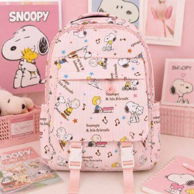 BB1513- MOCHILA ESCOLAR x "SNOOPY". (1 PZA)